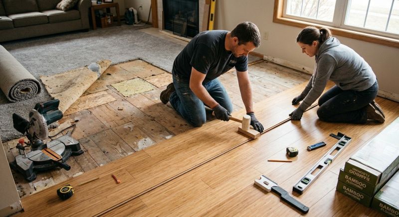 Bamboo Flooring Installation in Sebastian, FL