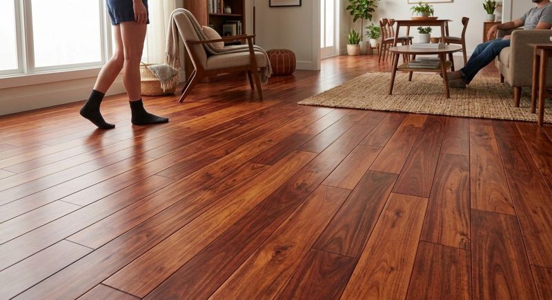 Cherry Floor Installation in Grant, FL