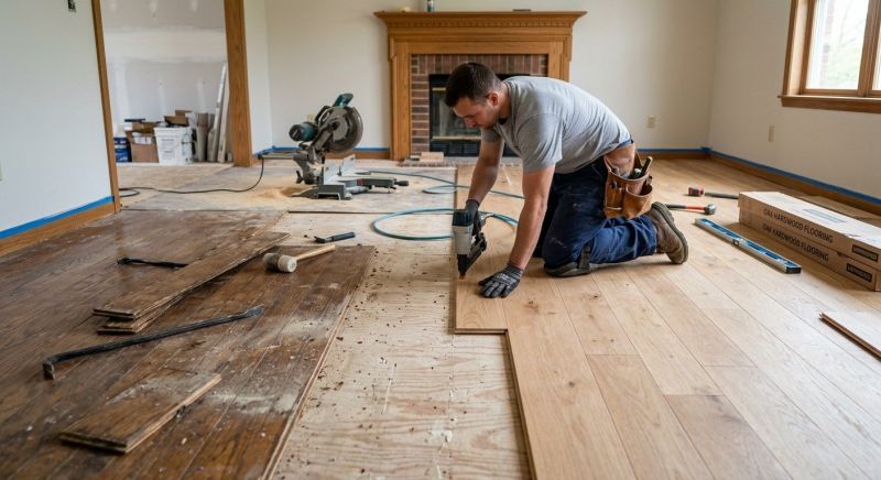 Hardwood Floor Renovation in Sebastian, FL