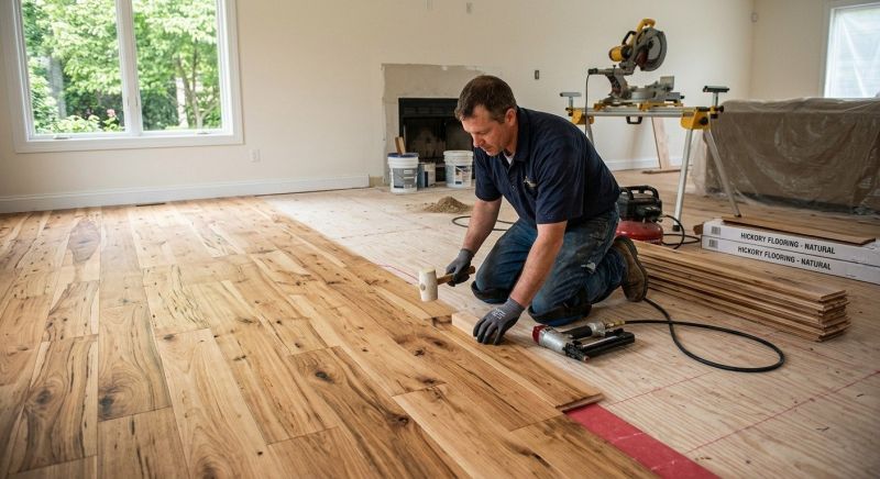 Hickory Floor Installation in Sebastian, FL
