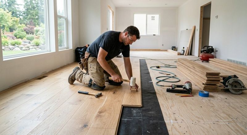 Oak Floor Installation in Sebastian, FL