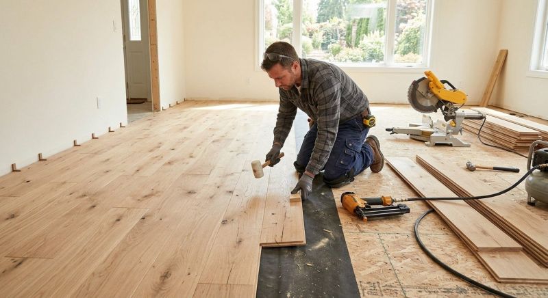 Oak Floor Installation in Palm Bay, FL