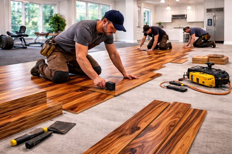 Teak Flooring Installation in Sebastian, FL