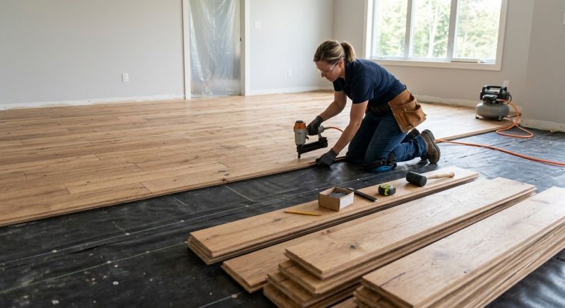 Walnut Flooring Installation in Sebastian, FL