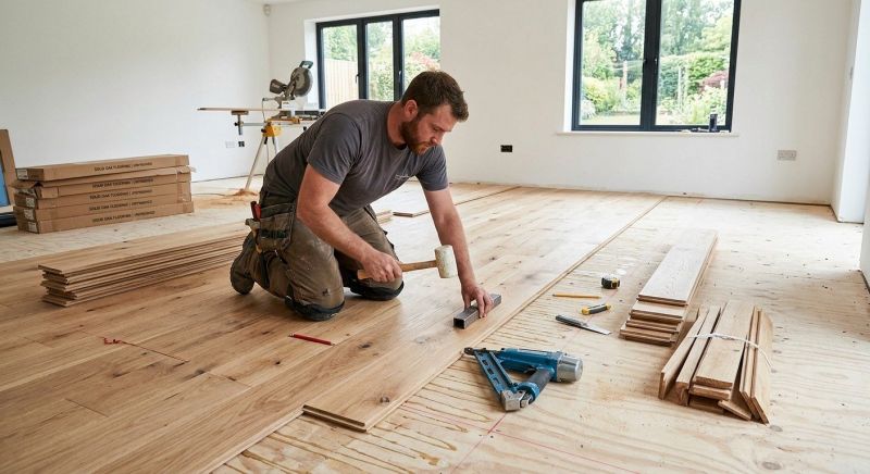 White Oak Floor Installation in Sebastian, FL
