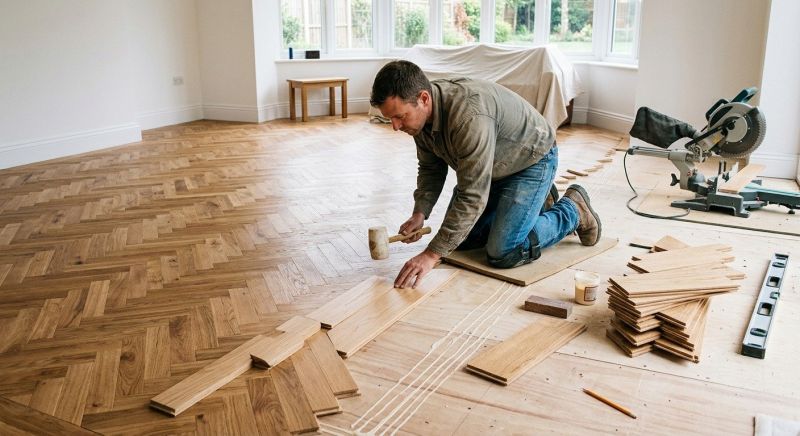 Wide Plank Floor Installation in Sebastian, FL