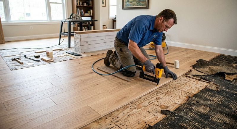 Wood Floor Replacement in Fellsmere, FL